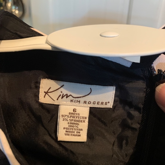 Kim Rogers fully lined animal print dress with front pockets. Worn once - Picture 3 of 5